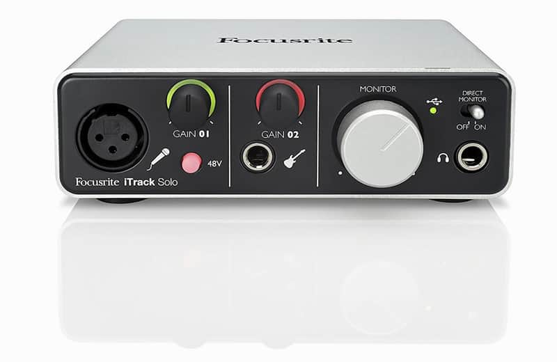 Focusrite iTrack Solo Lightning Connector Audio Interface image 1