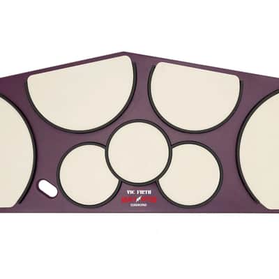 Vic Firth HHPQSR Heavy Hitter Quadropad Practice Pad with Rims - Small image 3