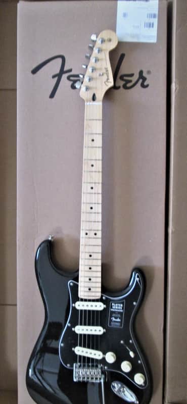 Fender Fender Player Stratocaster Maple Fingerboard Limited Edition Electric Guitar Black 2019 Black image 1