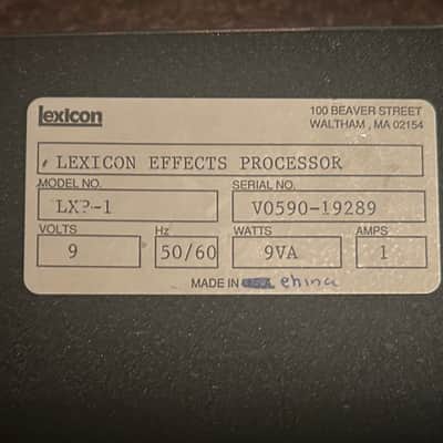 Vintage Lexicon LXP-1 and LXP-5 Multi Effects Processors image 9