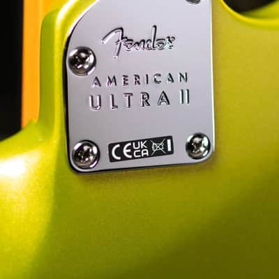 Fender American Ultra II Stratocaster HSS Electric Guitar - Solar Flare with Hardshell Case image 8