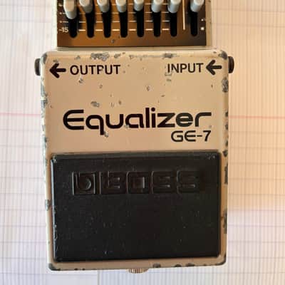 Boss GE-7 Equalizer (Black Label)Made in Japan 1985 SN619700 in Good Condition image 9