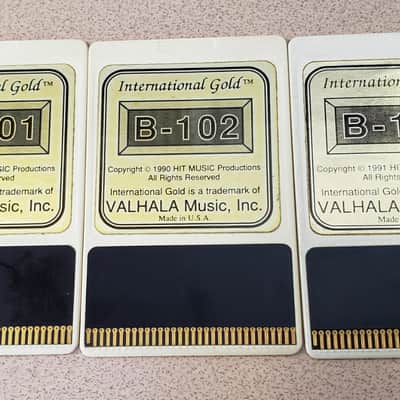 VALHALA Music International Gold Rom Card for Roland D-50 & D-550