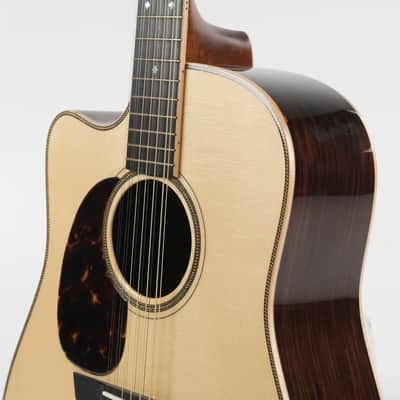 James Goodall Guitars TRD-CL12-7116 Left Handed Dreadnought single cut Owned by Seal image 10
