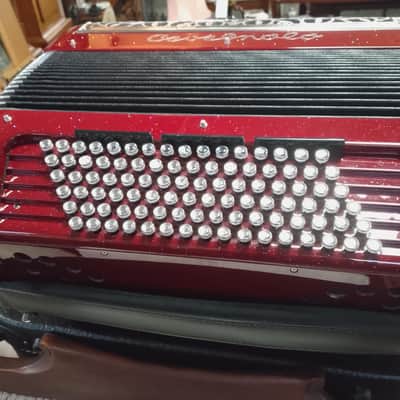 GORGEOUS CAVAGNOLO FRANCE 96 BASS 4 VOICE CHROMATIC ACCORDION COMPACT PRO 8 image 5