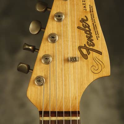 all original 1965 Fender Jazzmaster Sunburst clay dots, January of '65 image 3