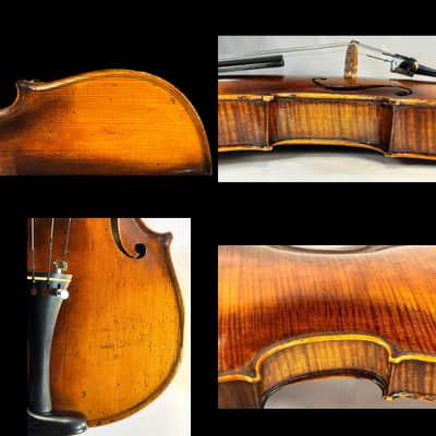 VINTAGE / OLD / ANTIQUE 16” Viola + Solid Case - Deep Resonant Tone | Master Setup | Free Worldwide Shipping - Youtube Videos ビオラ 中提琴 image 8