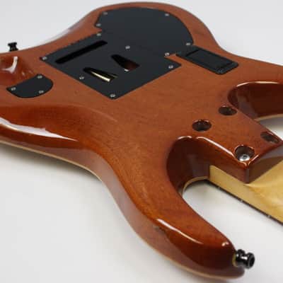 Vintage 2000 Brian Moore Custom Shop USA C55P Electric Guitar Upgraded with New Piezo, Synth and More, Natural, Highly Quilted Maple image 7
