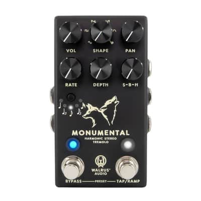 Walrus Audio Monumental (Black) - Harmonic Stereo Tremolo [Three Wave Music] image 2