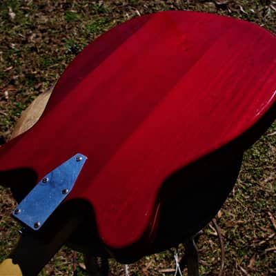Micro-Frets Spacetone 1971 Red Transparent. VERY RARE. Excellent Guitar. MicroFrets custom guitar. image 17
