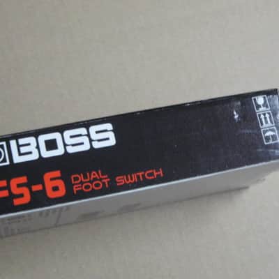 lightly handled (generally mostly very clean) Boss EMPTY BOX ONLY for FS-6 Dual Foot Switch (NO footswitch / NO paperwork) specifically from  2014 - but can be a home for a different year FS-6 footswitch (link for Manual in is description) image 15