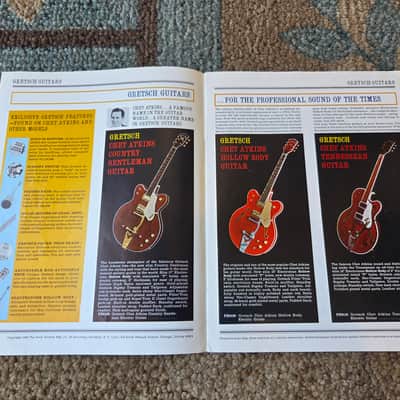 Vintage 1965 Gretsch Guitars & Amplifiers Catalog #32! Chet Atkins, White Falcon! Rare, Original Case Candy! image 2