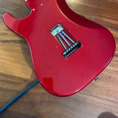 Fender MIM Candy Apple Red Standard Strat Stratocaster Alder Body w Bridge Hdw image 4