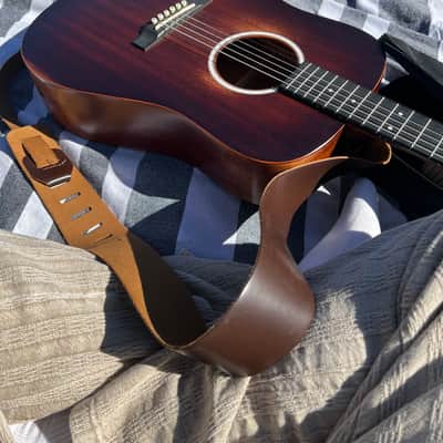 Martin D JR-10E Streetmaster Left-Handed 2021 - 2024 - Mahogany Burst image 10