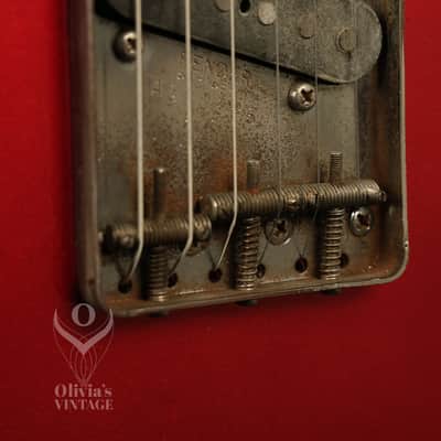 1985 Fender '62 reissue Custom Telecaster Double Bound Candy Apple Red MIJ Japan image 4