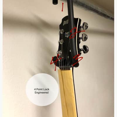 Guitar Bar Hanger Display Electric Acoustic 5 String Base Banjo Mandolin...Closet, Rack or Custom.. image 7