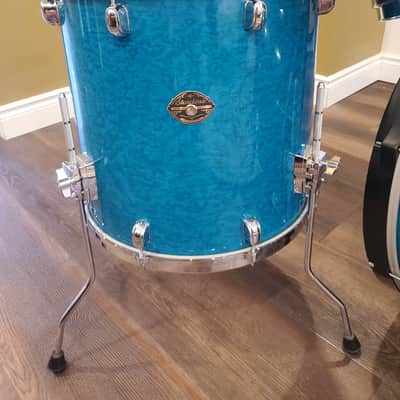 Tama Starclassic Performer Drums 1990s - Gravure Marine Blue image 11