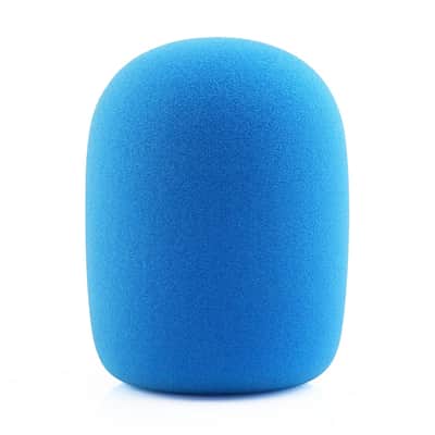 Pop Filter For Rode Podmic Procaster Podcaster Nt1 Nt1-A Nt2-A Nt-Usb K2 Nt1000 Nt2000 Windscreen Replacement Foam Cover Pod Mic Ws2 Microphone Sky Blue Wind Screen Muffler
