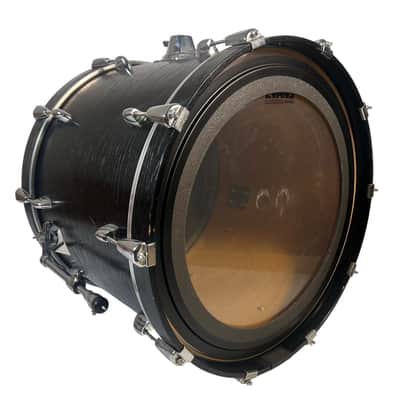2002 Yamaha Oak Custom 22" x 18" Kick Drum NBD8220 - Black image 3
