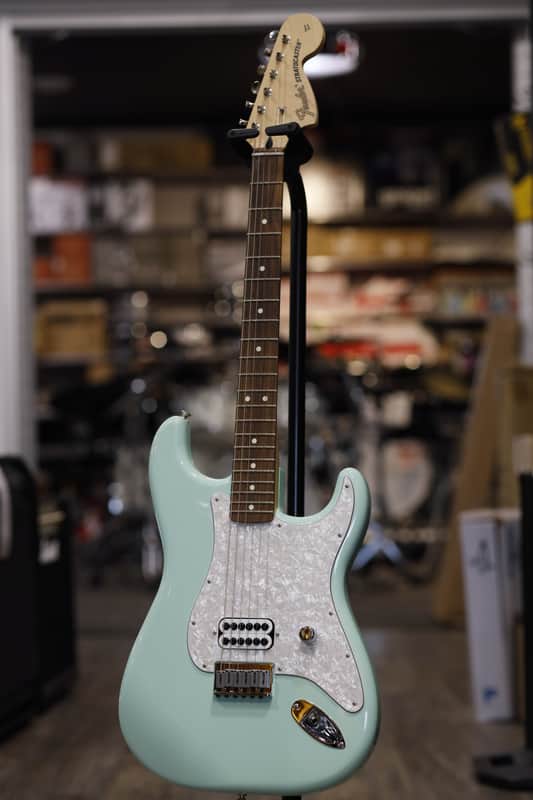 FENDER LIMITED EDITION TOM DELONGE STRATOCASTER - SEA FOAM GREEN image 1