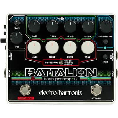 New - Electro Harmonix Battalion Bass Preamp and DI Effects Pedal imagen 2