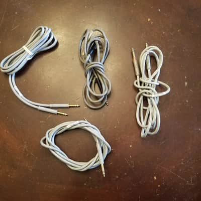Switchcraft ONE (1) TT Jack Bantam Plug TT129 TT-129 72" patch cord cable balanced UL listed 1970s - grey plastic image 7