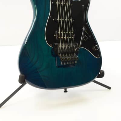 Valley Arts California Pro Electric Guitar - Trans Green w/ Gig Bag - USA image 5