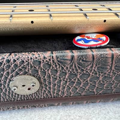 Custom made Frankenbass Wolfgang Van Halen Frankenstein Bass Musikraft Neck Frankenstrat - Red/White/Black image 24