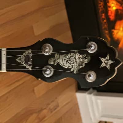 Old Timey 'Whyte Laydie' Style 5-String Open Back Banjo image 12