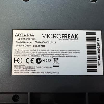 Arturia MicroFreak 25-Key Algorithmic Synthesizer 2019 - Present - Black image 4
