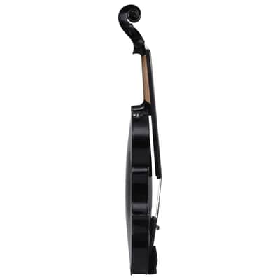 Cxxss Violin Full Set with Bow and Chin Rest Black 4/4-Black image 5