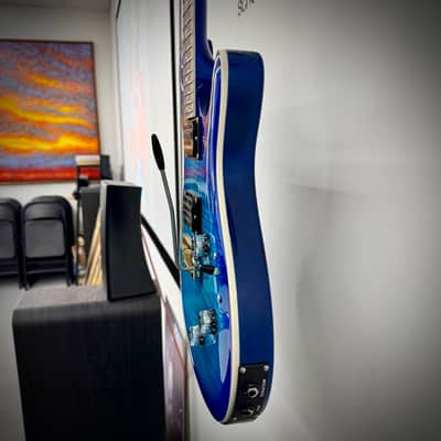 PRS SE Custom 24 Semi Hollow Piezo - Lake Blue image 4