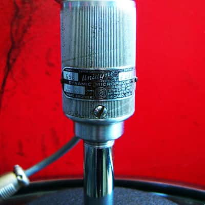 Vintage RARE 1940's Shure 556 dynamic cardioid microphone w Atlas stand Display 55 55S Super 55 image 6