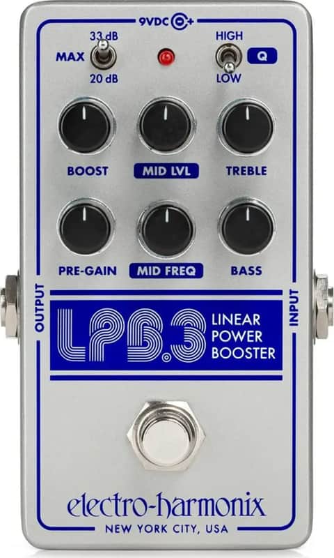 Electro-Harmonix LPB-3 Linear Power Booster EQ/Boost Effects Pedal image 1