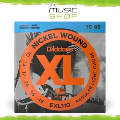 D'Addario XL 10-46 Regular Light Electric Guitar Strings - EXL110 image 1