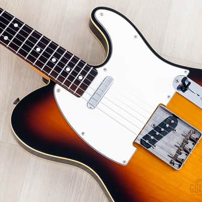 1990 Fender Telecaster Custom '62 Vintage Reissue TL62B-650 Sunburst w/ Case, Japan MIJ Fujigen imagen 7