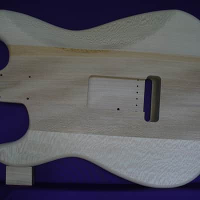 Exotic '62 S-Style Quarter Sawn American Sycamore Guitar Body for Strat® Neck Natural _ Made in USA_ image 5