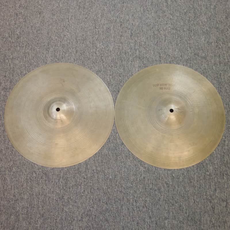 Vintage Zildjian 14" New Beat Hi-Hats image 1