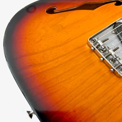 Fender Telecaster Thinline 68 Greg Fessler Masterbuilt 2010 Custom Shop Sunburst image 8