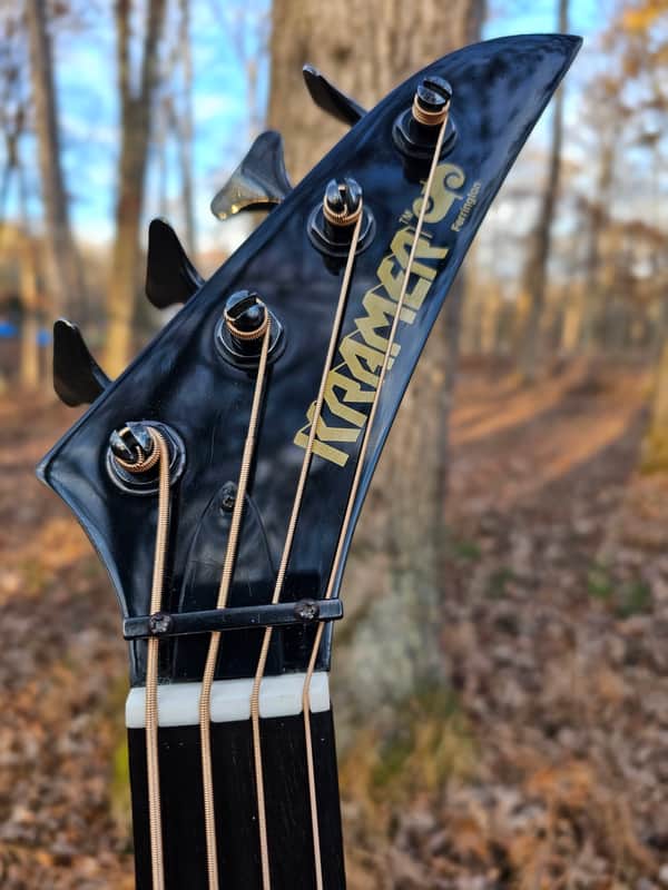 Kramer Ferrington Acoustic Electric Bass KFB-2 89-90 Gene | Reverb