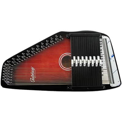 Oscar Schmidt OS15B 15 Chord Berkshire Autoharp Regular Tobacco Sunburst image 3