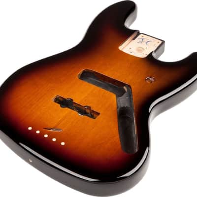 Fender Mexico/Mexican Jazz/J-Bass Brown Sunburst Alder Bass Body - 099-8008-732 image 4
