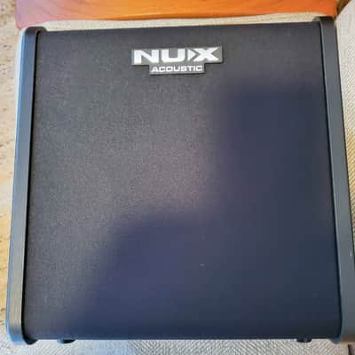 NuX AC-60 Stageman II 2-Channel  60-Watt 1x6.5" Acoustic Guitar Combo 2026 - Black image 1