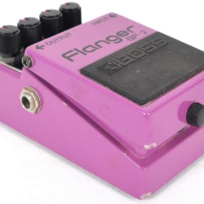 1985 Boss BF-2 Flanger Electric Guitar Effect Pedal Green Label Japan image 3
