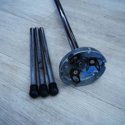 Vintage RARE 1950's Atlas CS-33 microphone floor stand MS10C MS12C MS11C CS42 CS32 Shure Electro Voice image 14