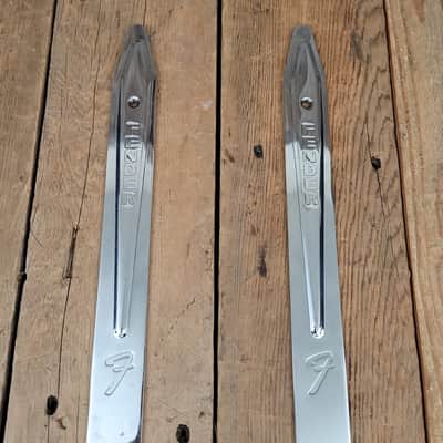 Fender Twin Amp Legs 1970's 19"L x 1.5"W Chrome - Chrome Bassman Supersonic image 2
