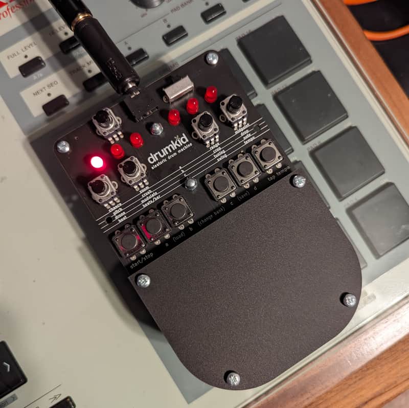 DrumKid - lo-fi hackable aleatoric drum machine - Matt Bradshaw Design image 1