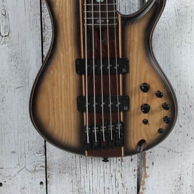 Ibanez SR1345B Premium 5 String Electric Bass Guitar Dual Shadow Burst Flat