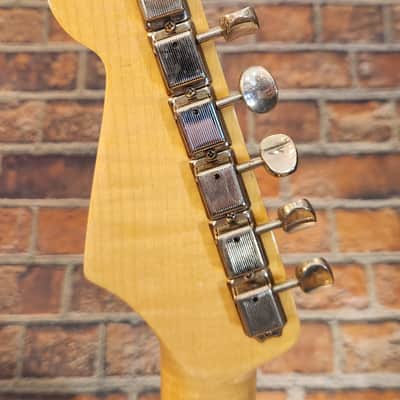 S-Style Partscaster - Custom USA Pine Cream Body, Mighty Mike Premium Flamed Neck, Fender 70th Anniversary Pickups, Mexican Bridge image 18