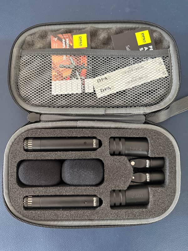 DPA 2015 Open Box Matched Pair Small Diaphragm Wide-Cardioid Condenser Microphone image 1